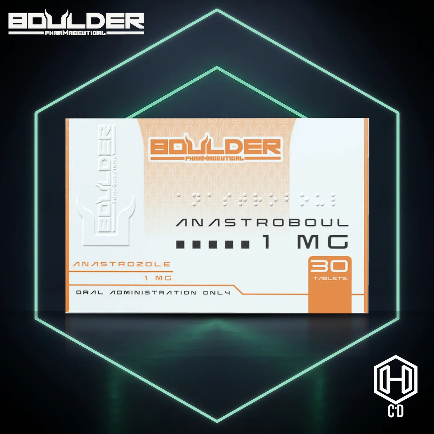 Anastrozol Boulder Pharma — vista frontal