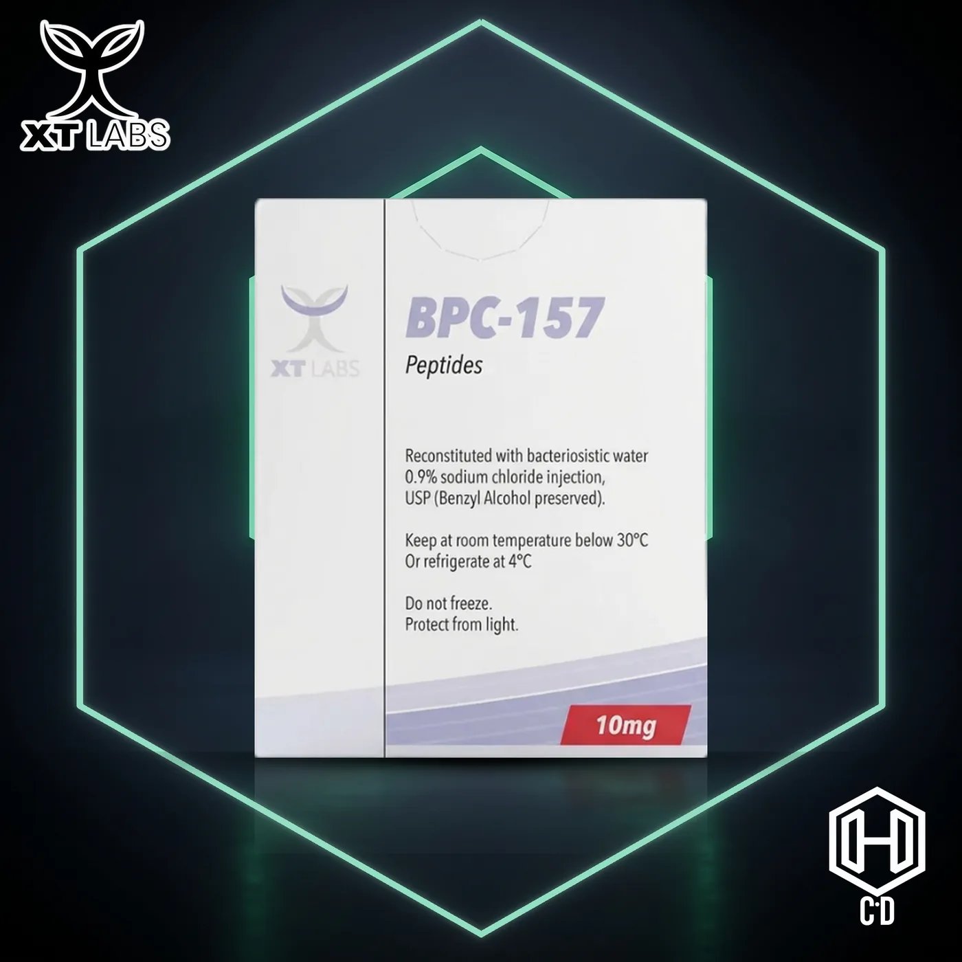 BPC 5 Mg XT Labs — vista frontal