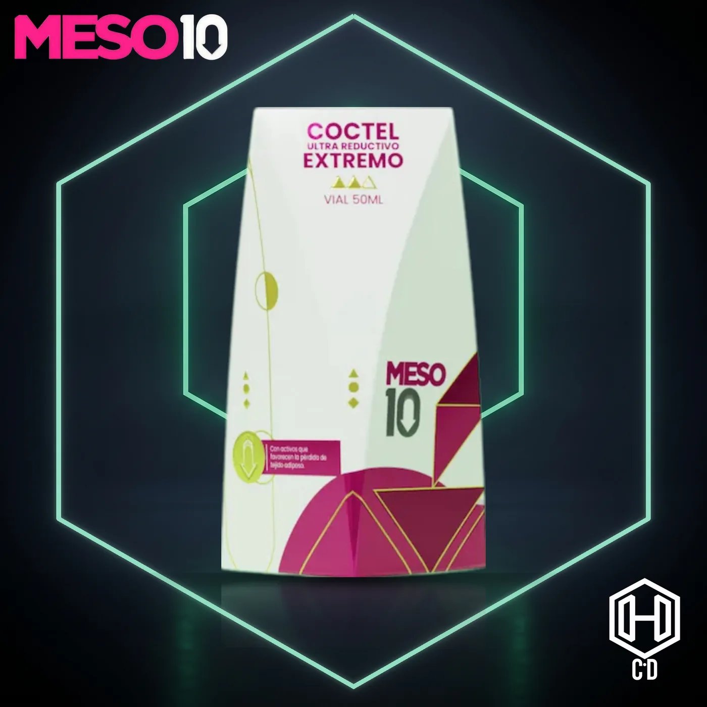 Coctel Ultra Reductivo Extremo Meso 10 — vista frontal