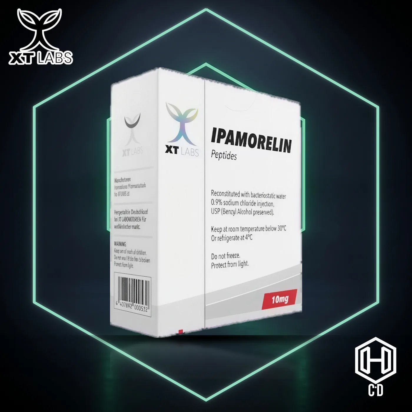 Ipamorelin XT Labs — vista frontal