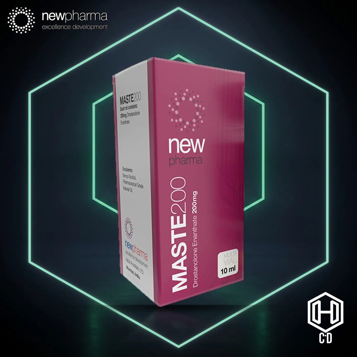 Masteron Enantato New Pharma — vista frontal