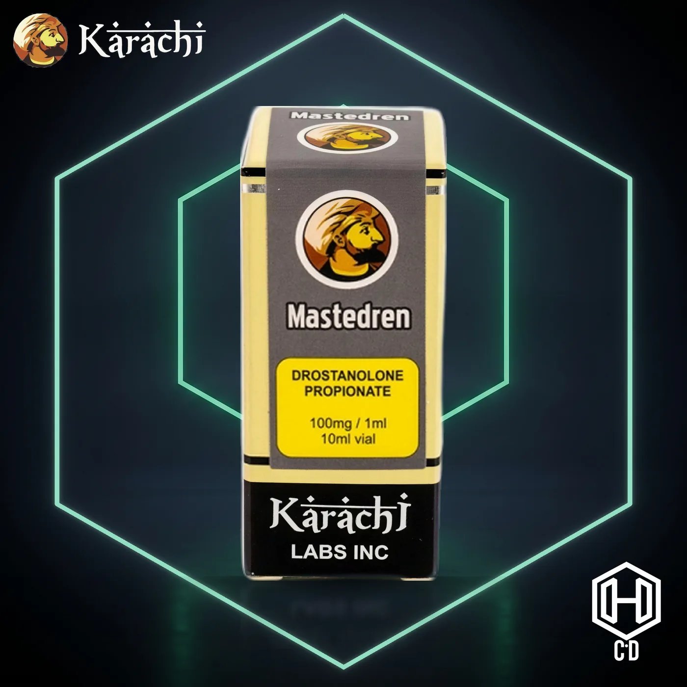 Masteron Karachi Labs — vista frontal