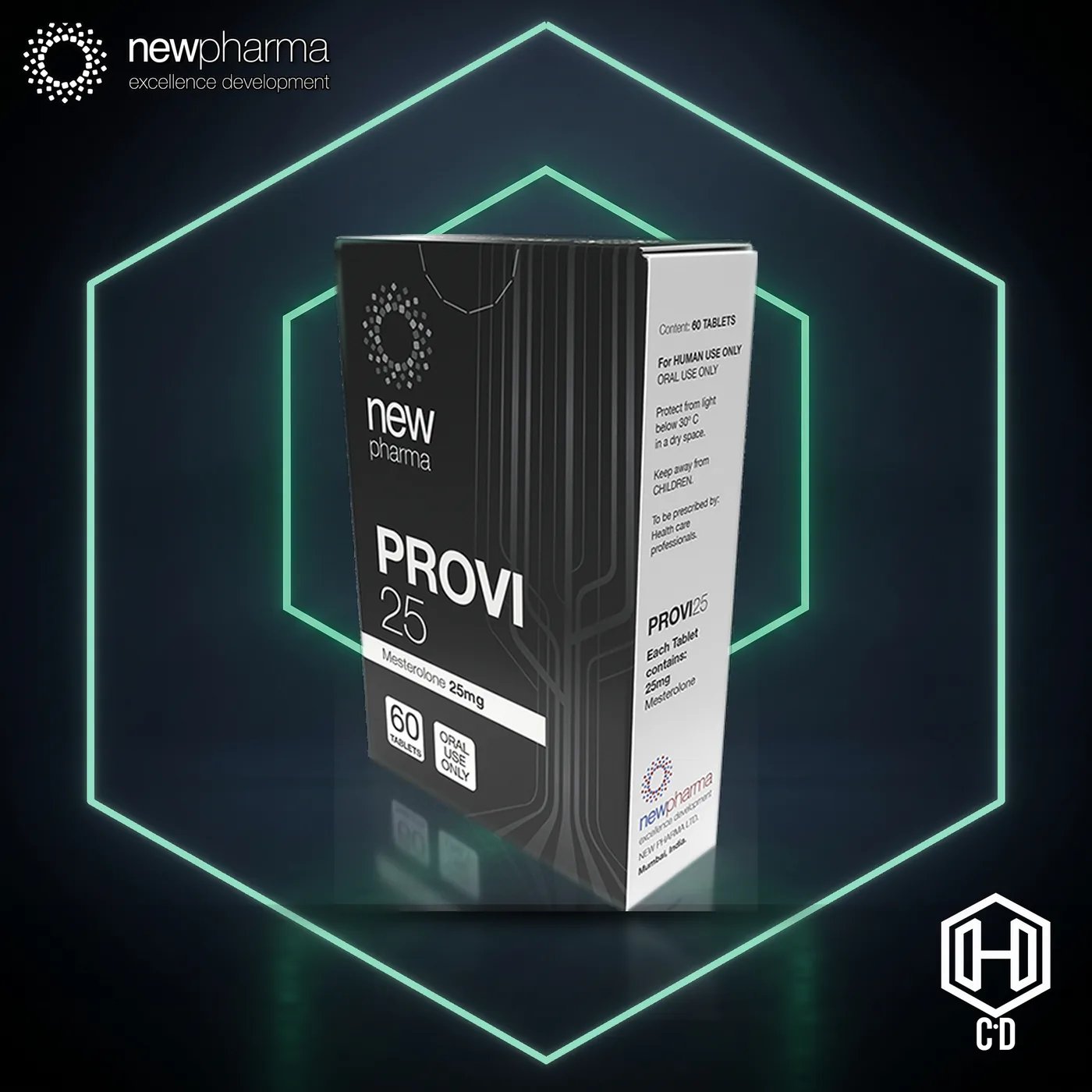 Proviron New Pharma — vista frontal