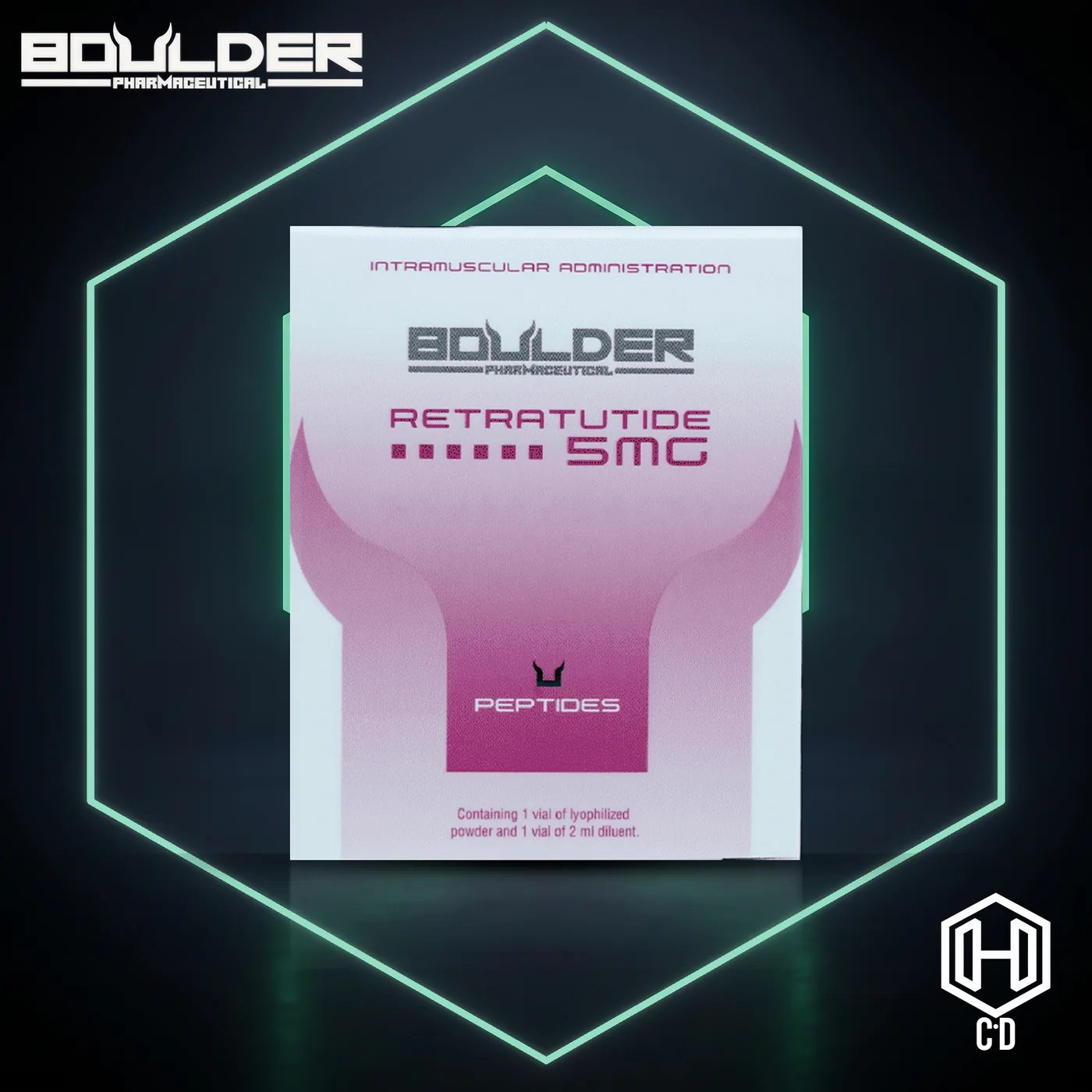 Retatrutide 5 Mg Boulder Pharma — vista frontal