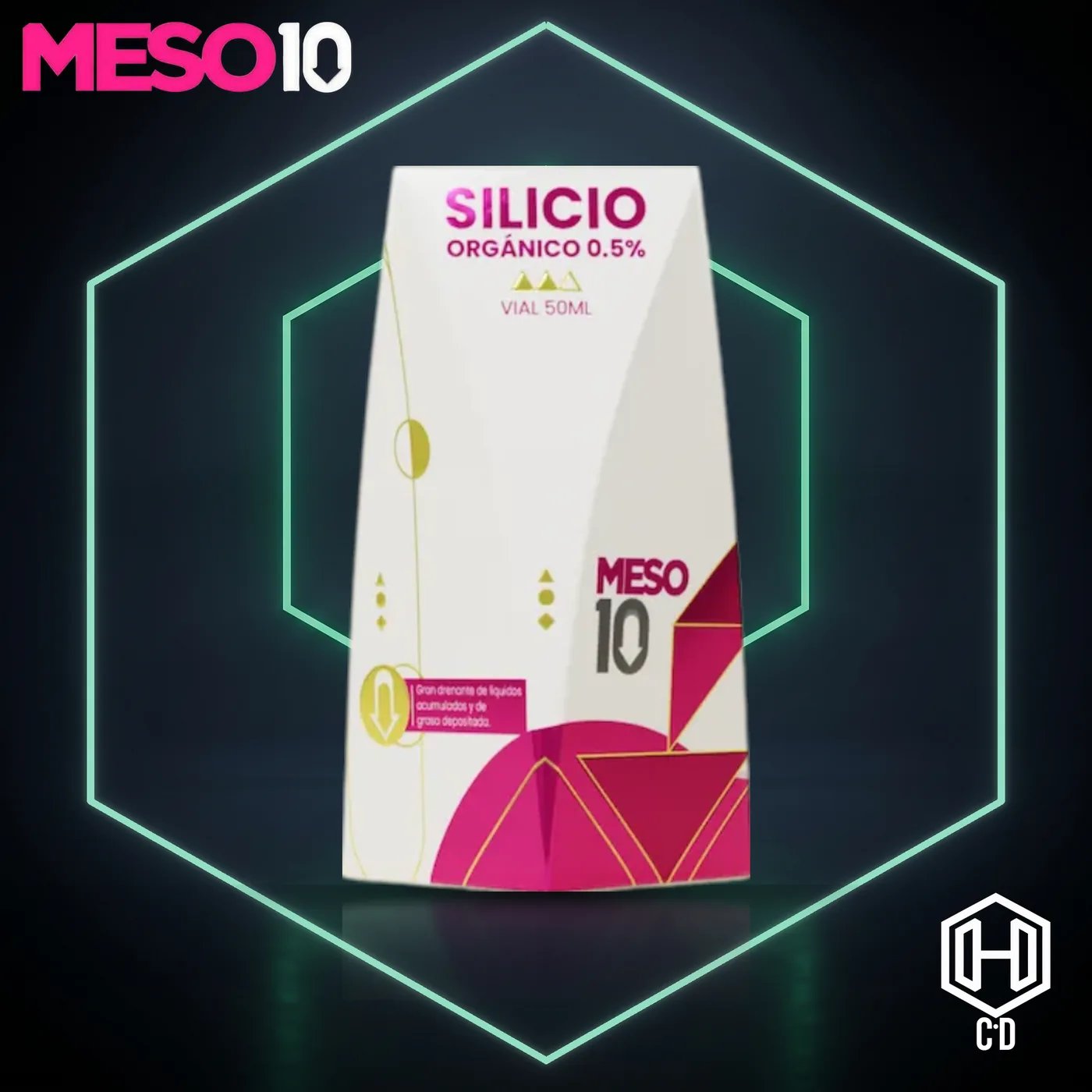 Silicio Organico 0.5% Meso 10 — vista frontal