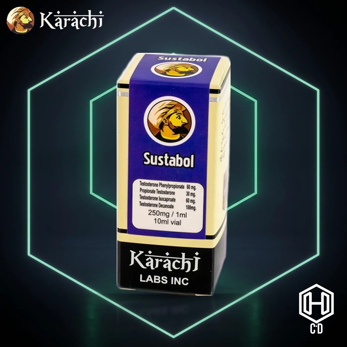 Sostenon Karachi Labs — vista frontal