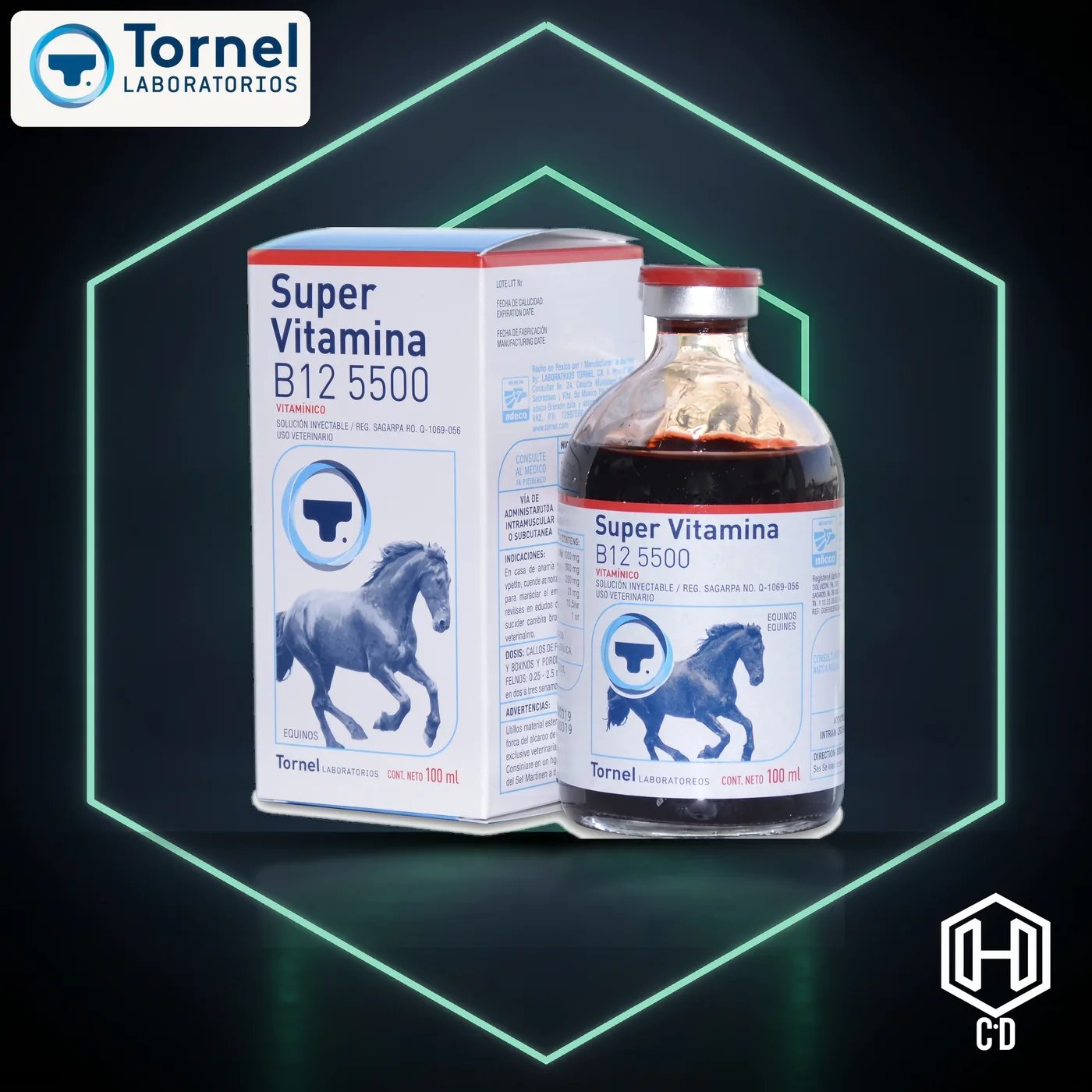 Super Vitamina B12 Tornel — vista frontal