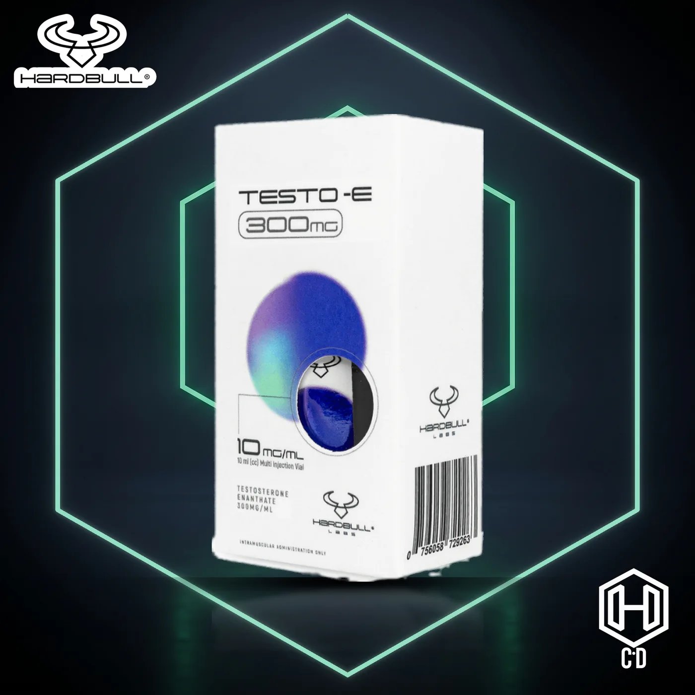 Testosterona Enantato Hard Bull HardBull — vista frontal