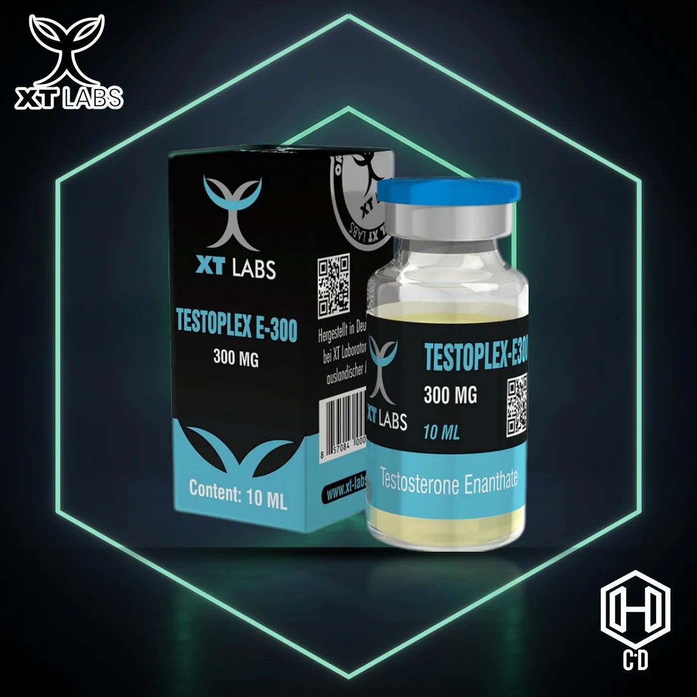 Testosterona Enantato XT Labs — vista frontal