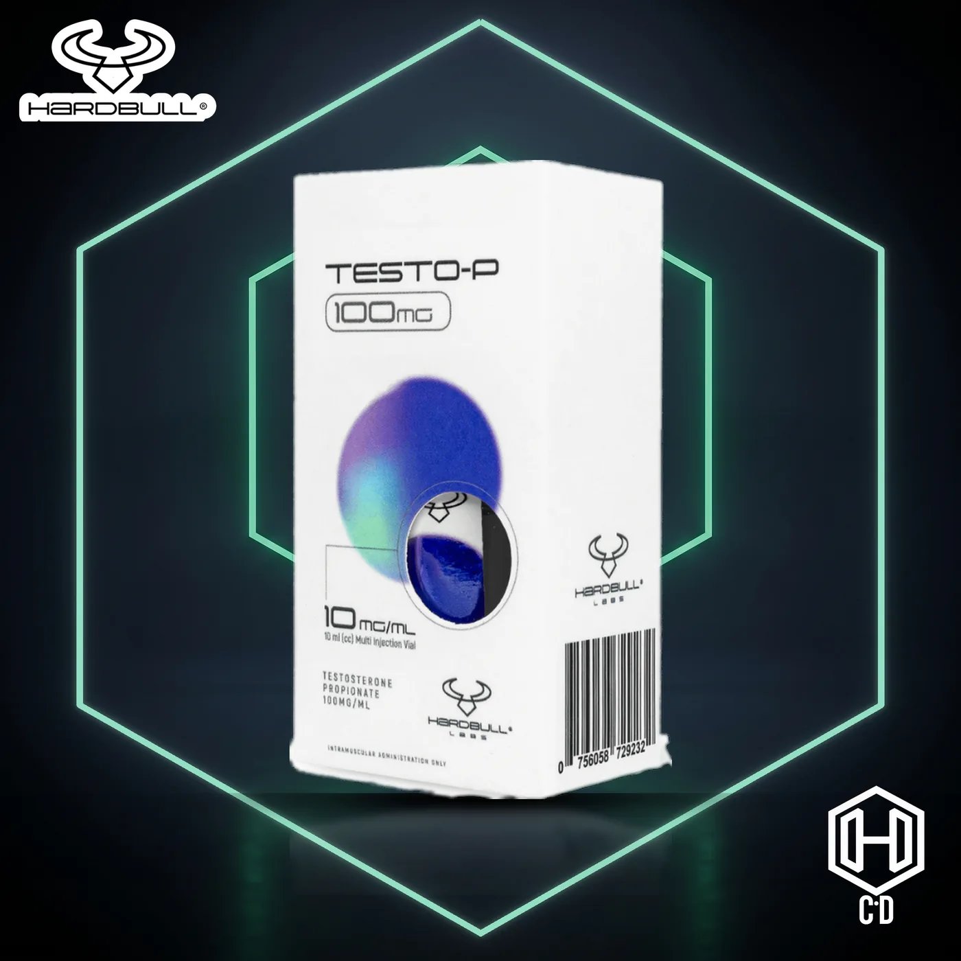 Testosterona Propionato Hard Bull HardBull — vista frontal