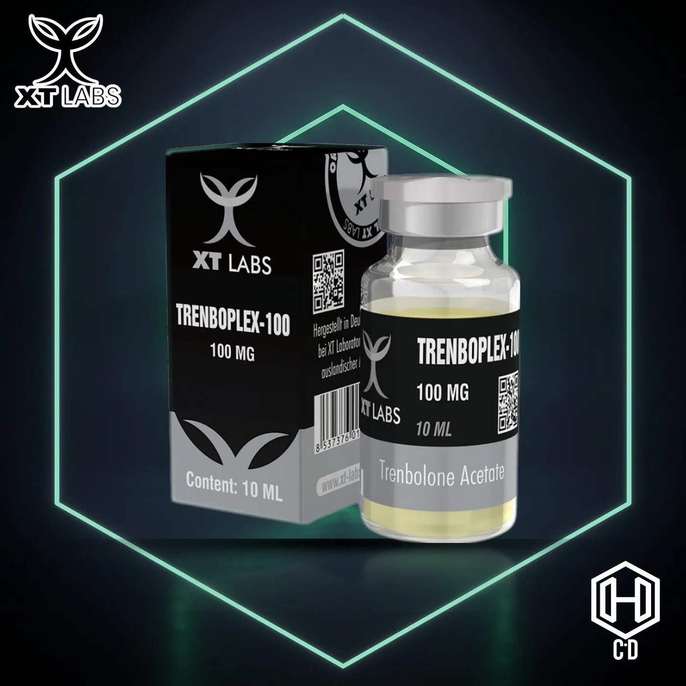 Trembolona Acetato XT Labs — vista frontal