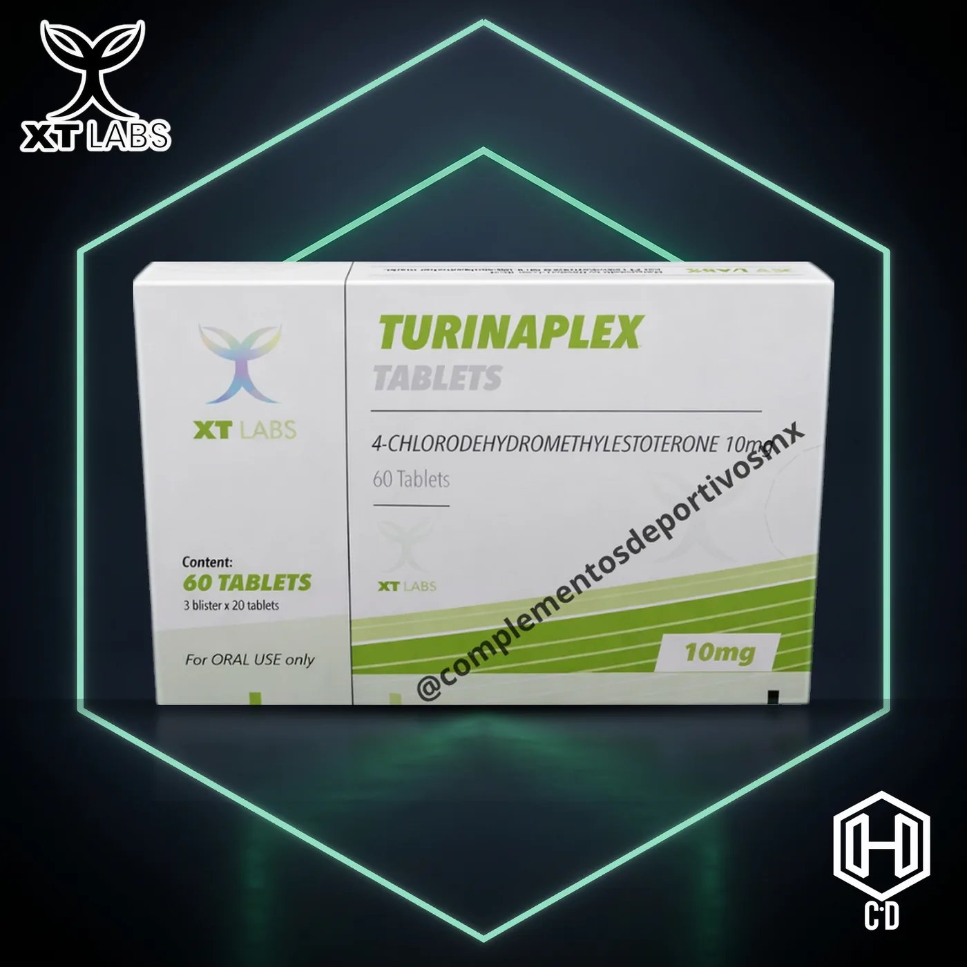 Turinabol XT Labs — vista frontal