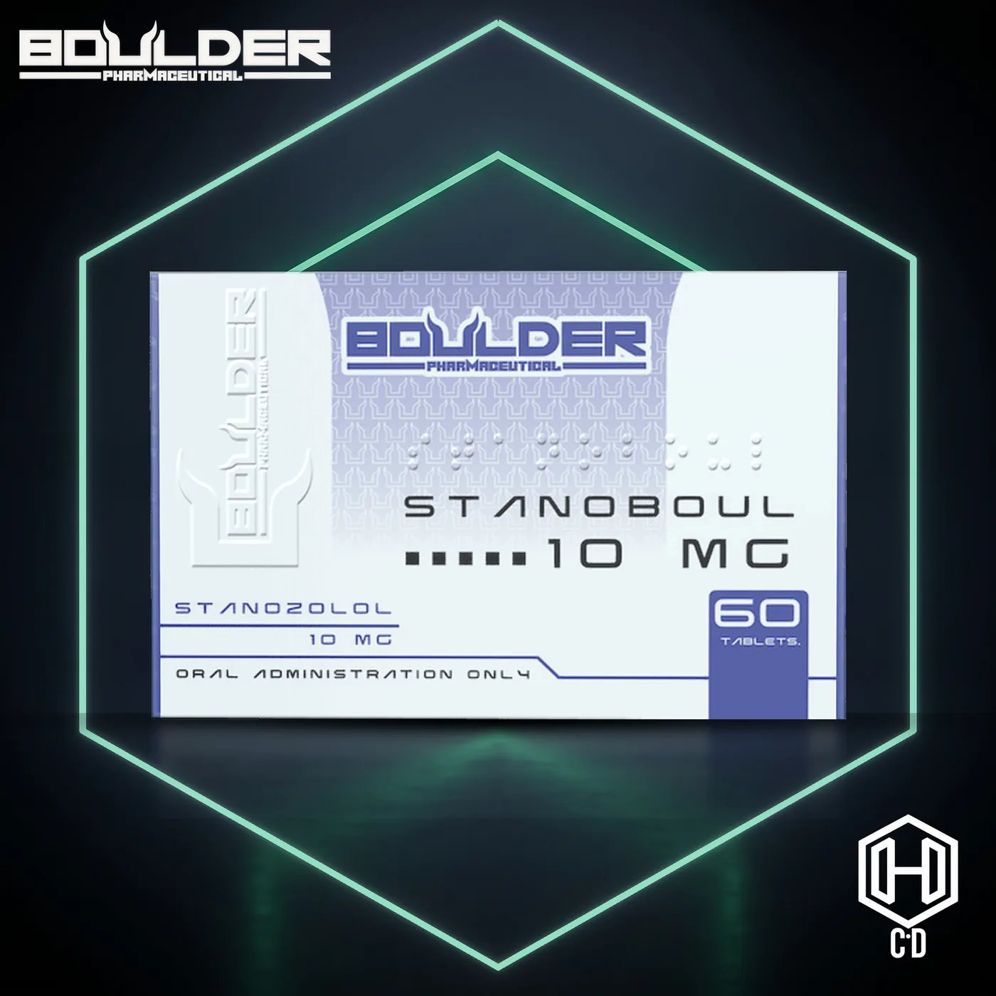 Winstrol Oral Boulder Pharma — vista frontal