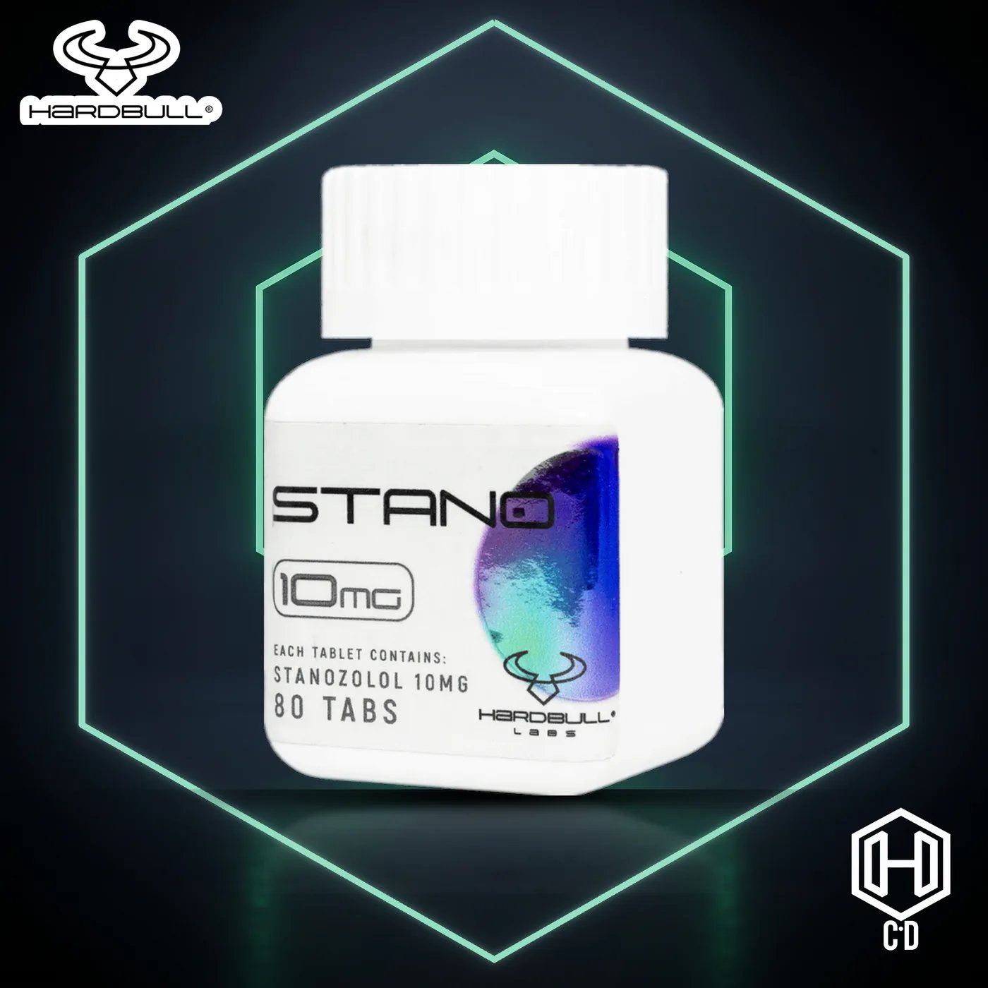 Winstrol Oral Hard Bull HardBull — vista frontal