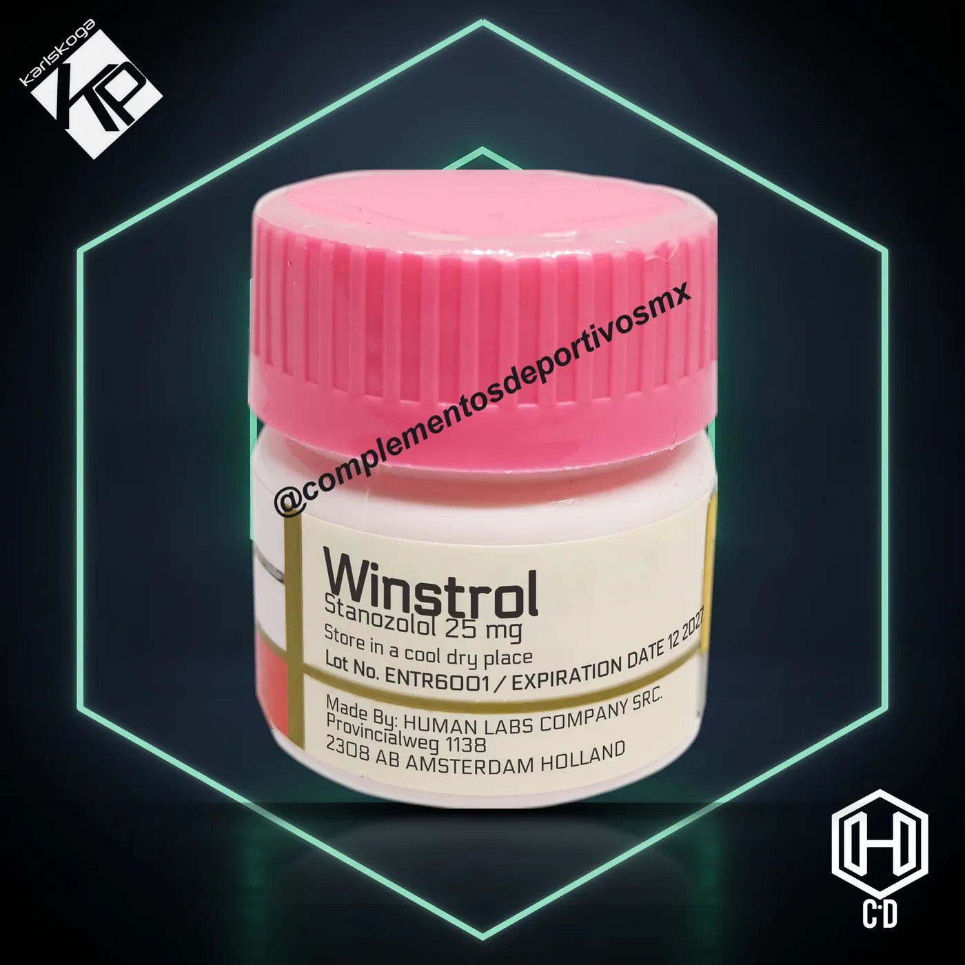 Winstrol Oral Karlskoga Pharma — vista frontal