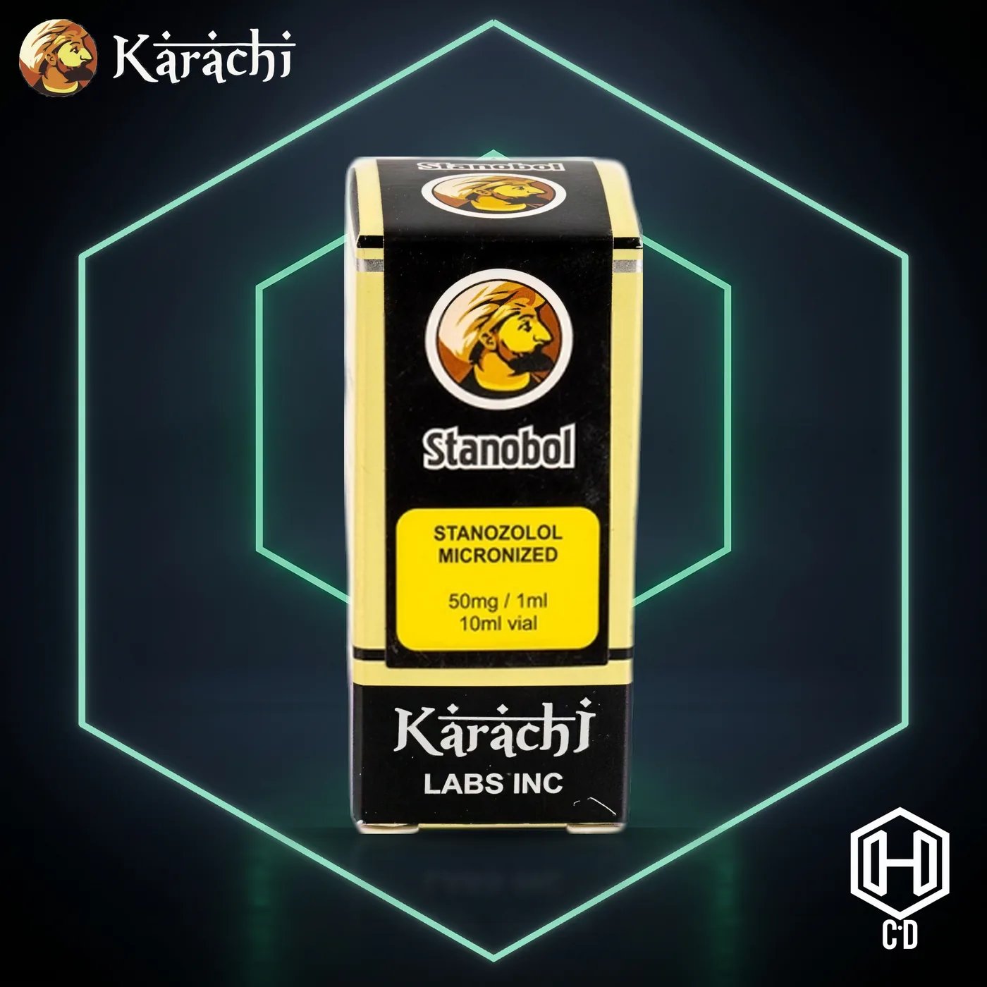 Winstrol Vial Karachi Labs — vista frontal