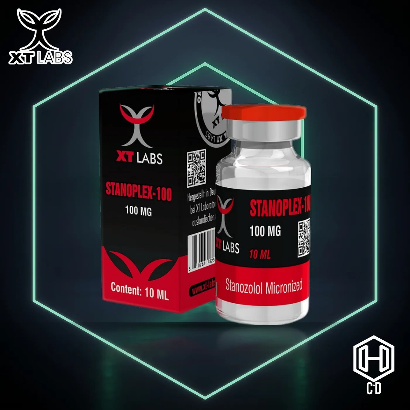 Winstrol Vial XT Labs — vista frontal
